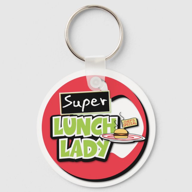 Lunch Lady - Super Lunch Lady Keychain (Front)