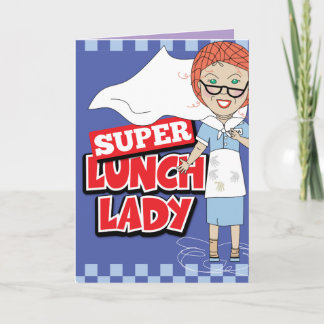 Lunch Lady Thank You Card