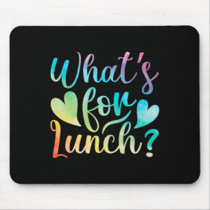 Lunch Lady What's For Lunch School Cafeteria Crew Mouse Pad