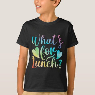 Lunch Lady What's For Lunch School Cafeteria Crew T-Shirt