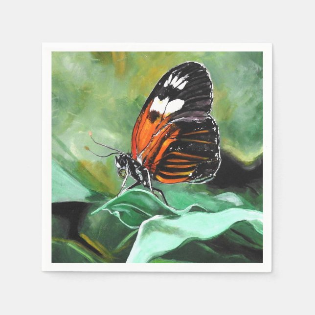 Lunch Napkins - Butterfly Design (Front)