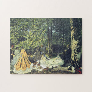 Lunch on the Grass Monet Fine Art Jigsaw Puzzle