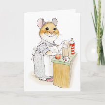 Lunch Packing Mom Mother's Day Card