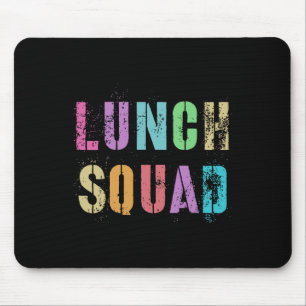 Lunch Squad Back To School Office Food Service Cre Mouse Pad