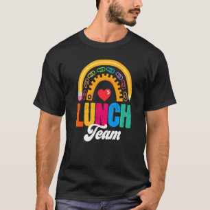 Lunch Team Group Leopard Matching School Spirit Da T-Shirt