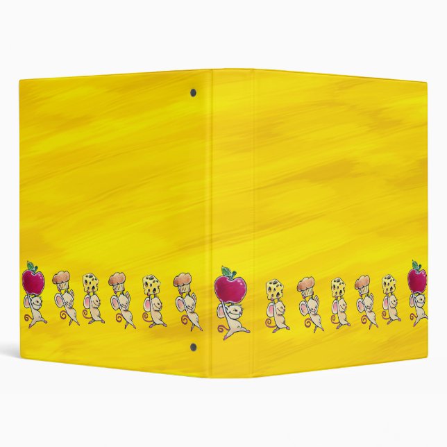 Lunch Time Mice Avery Binder (Background)