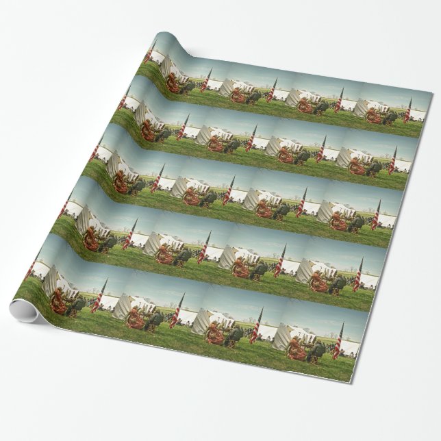 Lunch Time Wrapping Paper (Unrolled)