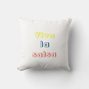 Lunch Viva la salsa Throw Pillow