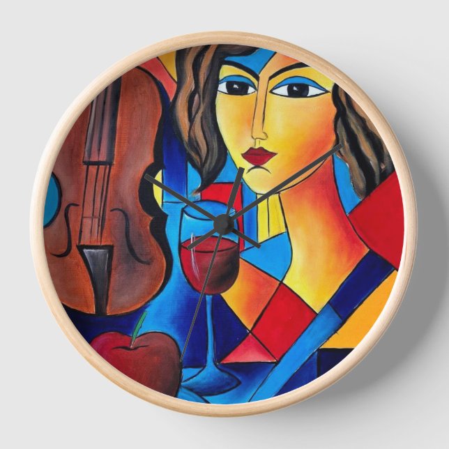Lunch with Colors Clock (Front)