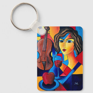 Lunch with Colors Keychain