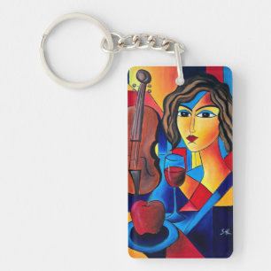 Lunch with Colors Keychain