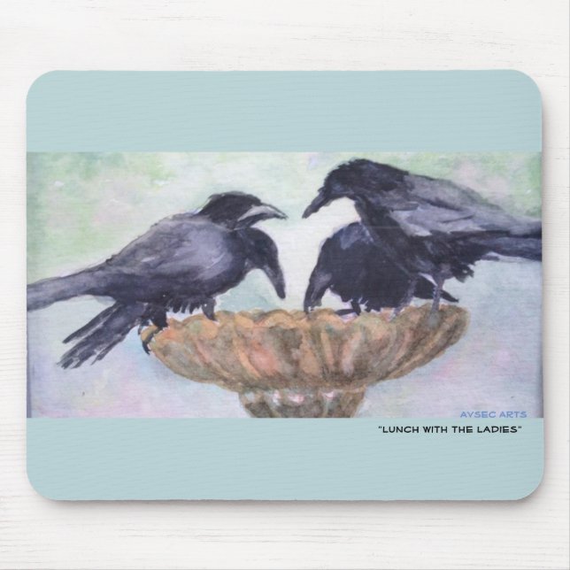 "Lunch with the Ladies" mouse pad (Front)