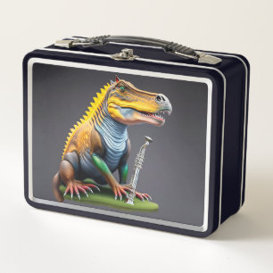 Lunchbox en métal Dinosaur cool