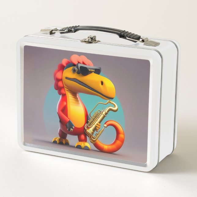 Lunchbox en métal Dinosaur cool (Devant)