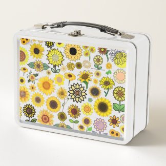 Lunchbox en métal esthétique des années 90