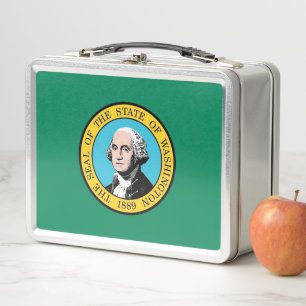 Lunchbox en métal inoxydable - Drapeau de l'État d