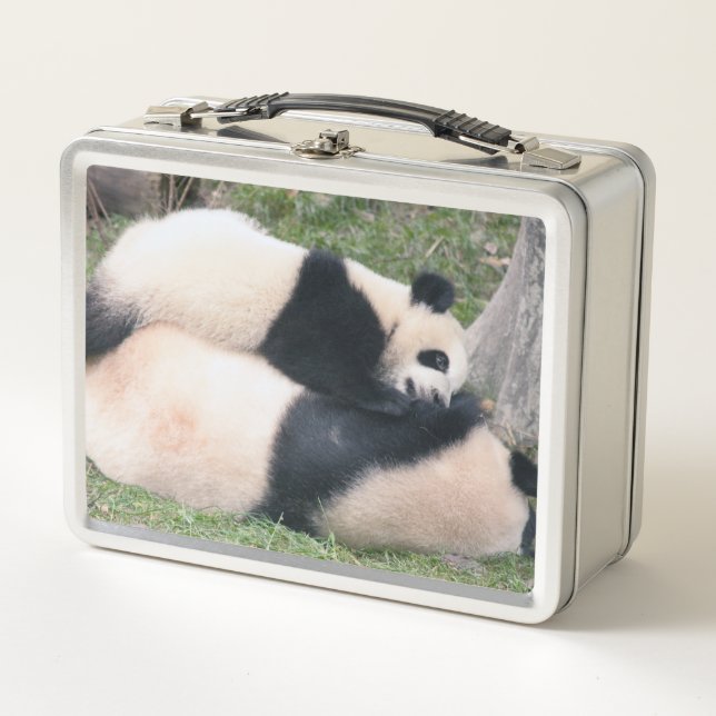 Lunchbox en métal Panda (Devant)
