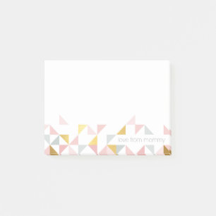 LUNCHBOX LOVE NOTE modern aztec triangle pattern