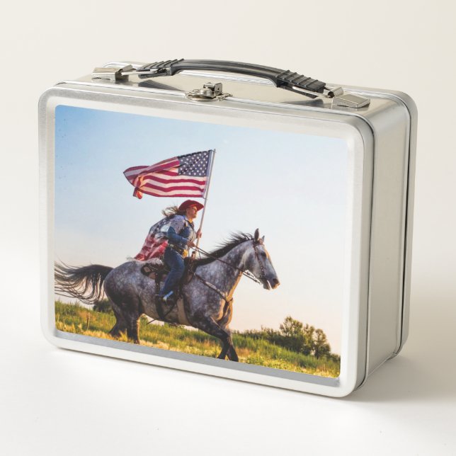 Lunchbox personnalisable patriotique (Devant)