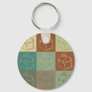Lunchbox Pop Art Keychain