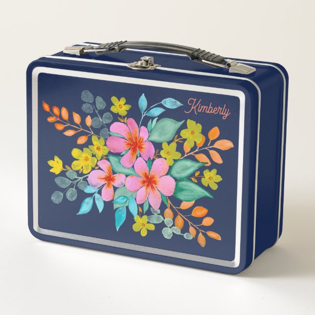 Lunchbox Spritz Fleur Personnalisé (Devant)