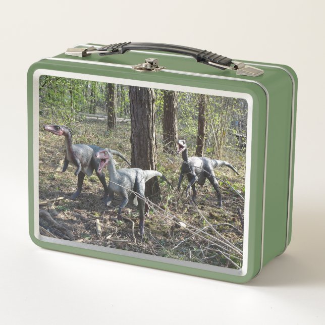 Lunchbox Trois Dinosaures Courants (Devant)