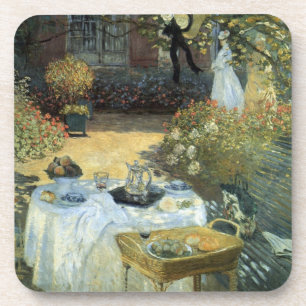 Luncheon by Claude Monet, Vintage Impressionism Coaster