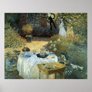 Luncheon by Claude Monet, Vintage Impressionism Poster