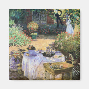 Luncheon Celebration Claude Monet Fine Art Magnet