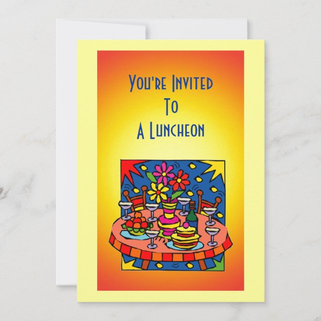 Luncheon/Dinner Invitation (Front)