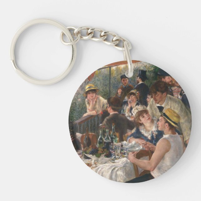 Luncheon of the Boating Party - Auguste Renoir Keychain (Front)