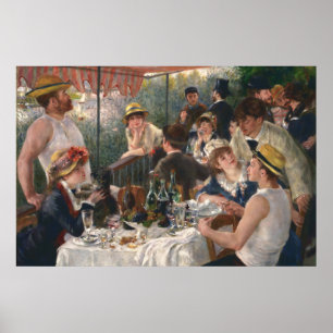 Luncheon of the Boating Party by Pierre A. Renoir Poster