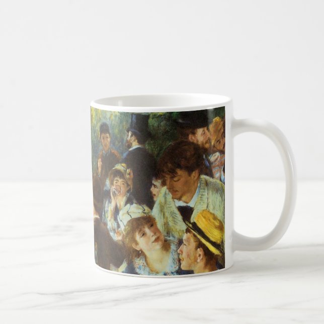 Luncheon of the Boating Party by Pierre Renoir Coffee Mug (Right)