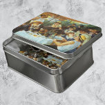 Luncheon of the Boating Party by Pierre Renoir Jigsaw Puzzle<br><div class="desc">Luncheon of the Boating Party (1881) by Renoir is a vintage impressionism fine art painting. Fellow artist Gustave Caillebotte is seated in the lower right. Renoir's future wife Aline Charigot is in the foreground playing with a small dog. A group of Renoir's friends relaxing and enjoying a casual afternoon lunch...</div>