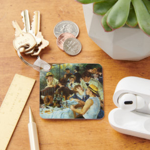 Luncheon of the Boating Party by Pierre Renoir Keychain