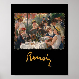 Luncheon Of The Boating Party  Poster