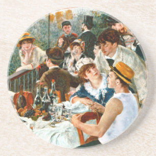 Luncheon of the Boating Party, Renoir Coaster