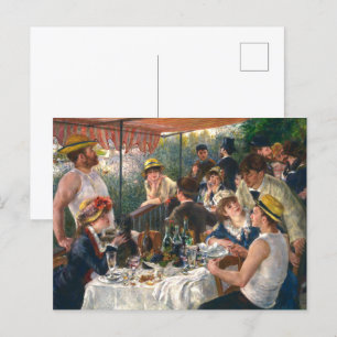 Luncheon of the Boating Party Renoir Postcard