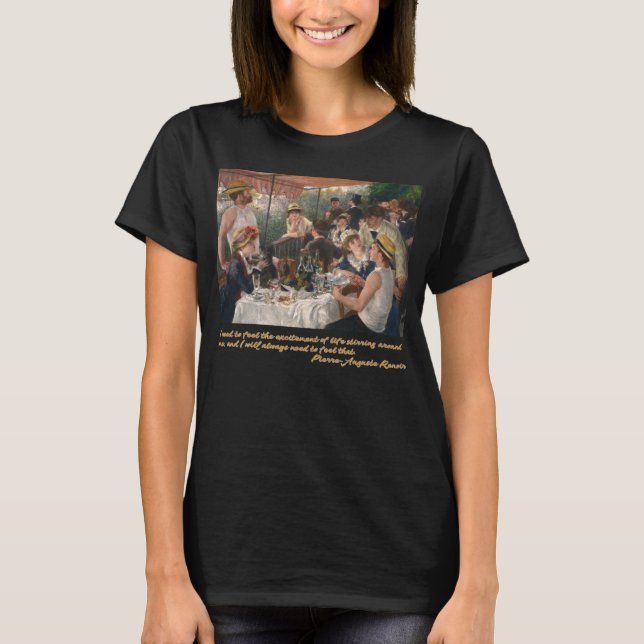 Luncheon of the Boating Party T-Shirt (Front)