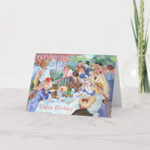 Luncheon of the Bunny Party Card