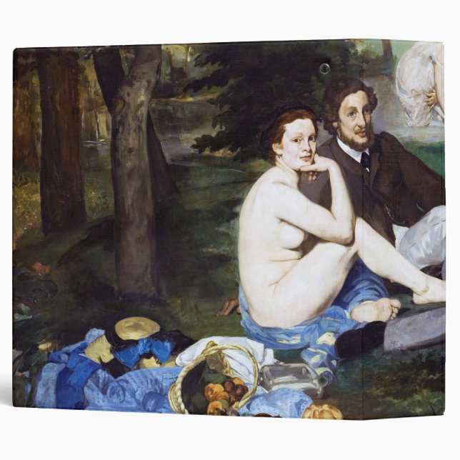 Luncheon on the Grass, Manet Binder (Back/Spine)
