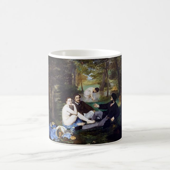 Luncheon on the Grass, Manet Coffee Mug (Center)