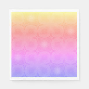 Luncheon Paper Napkins in pink purple yellow