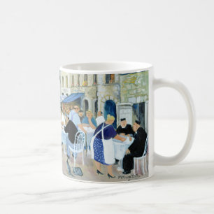 Lunchtime in a Market Square Tuscany Coffee Mug