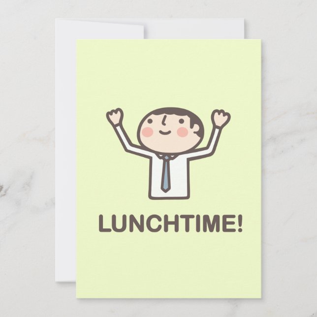 Lunchtime! Invitation (Front)