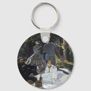 Lunchtime on the Grass Keychain