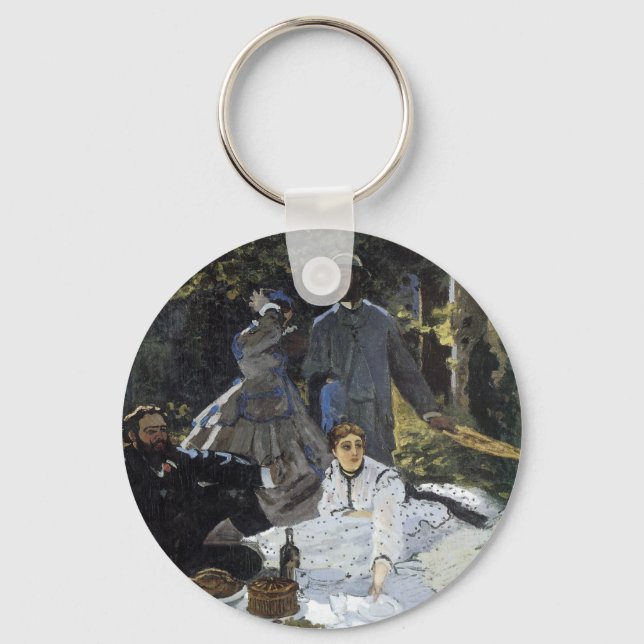 Lunchtime on the Grass Keychain (Front)
