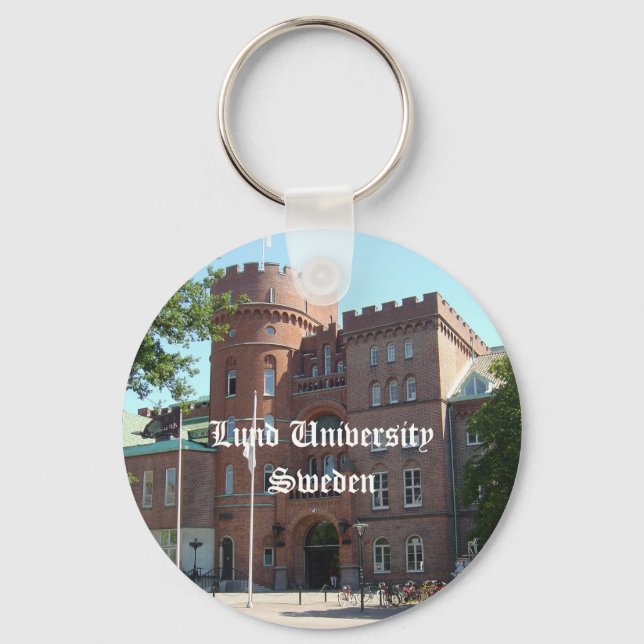 Lund University Castle Keychain (Front)