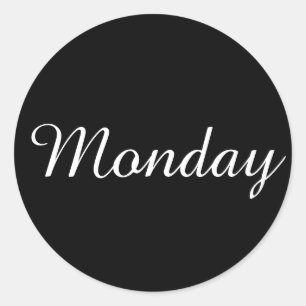 Lundi Sticker noir Amazone par Janz