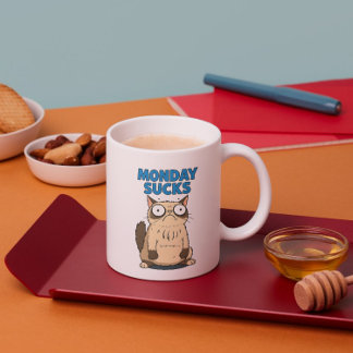 Lundi Sucre Café Mug - Cadeau Pour Femmes